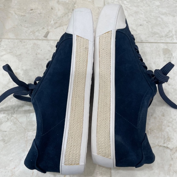 CASLON {10} Sneakers Platform Blue Suede Espadrille Styling NWT - Picture 7 of 8